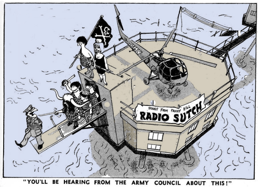Radio Sutch Press Cartoon